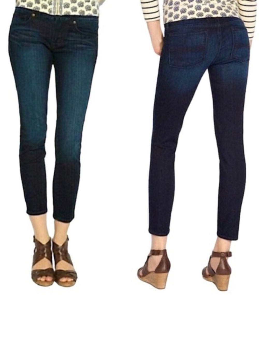 Lucky Brand Charlie Pencil Capri Blue Wash Mid Rise Jeans 10/30